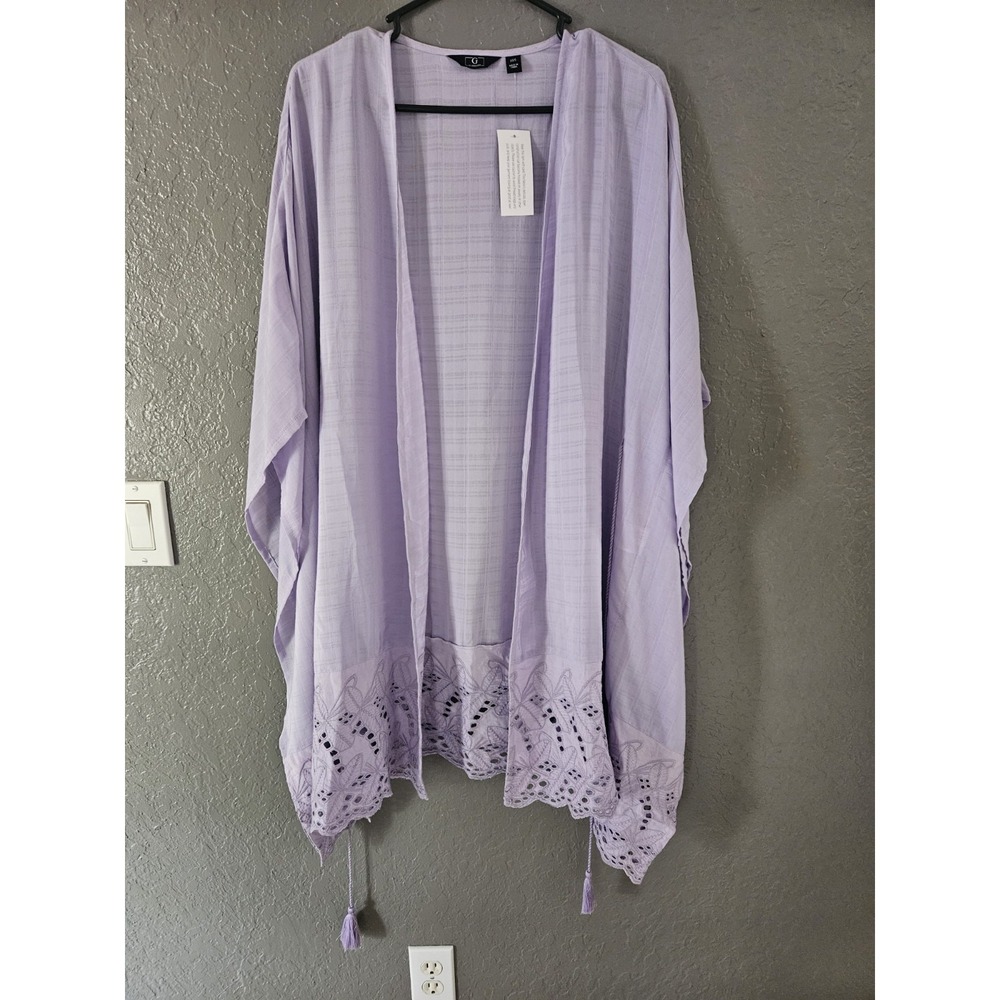 Women's G by Giuliana Kimono Wrap – Size XS/S Boho Cottagecore Coastal Cowgirl